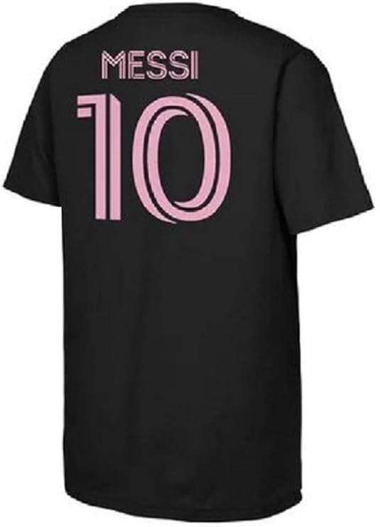 Lionel Messi Youth #10 Inter Miami Outerstuff 2024 Name & Number Player T-Shirt - Youth Boys (8-20)