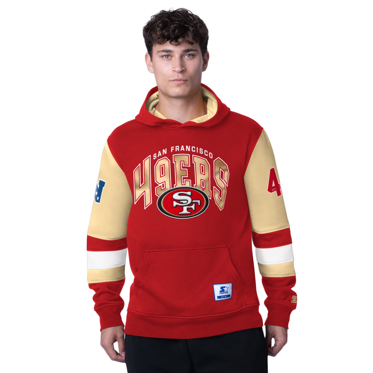 San Francisco 49ers Starter Men's End Zone Sweatshirt