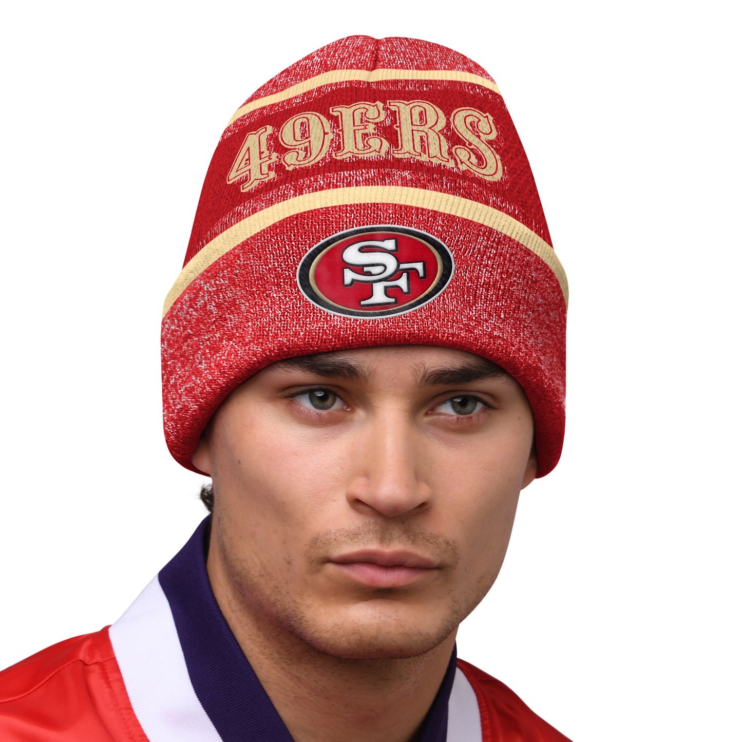 San Francisco 49ers Starter Blizzard Cuffed Knit Hat