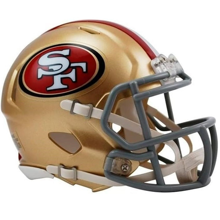 San Francisco 49ers Riddell Speed Revolution Mini Football Helmet