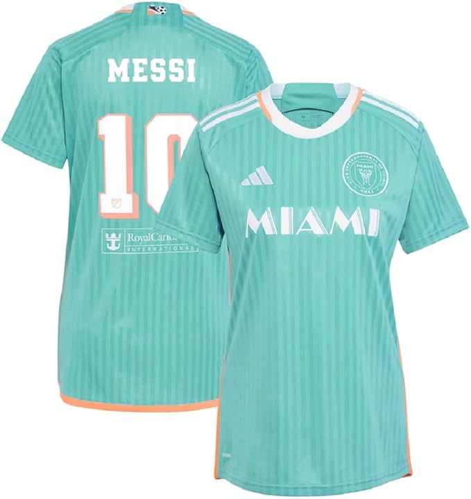 Lionel Messi Women's Jersey #10 Inter Miami Adidas 2024 Replica Player Jersey