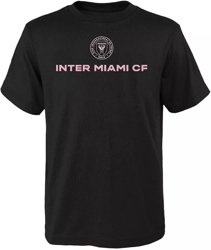 Lionel Messi Youth #10 Inter Miami Outerstuff 2024 Name & Number Player T-Shirt - Youth Boys (8-20)