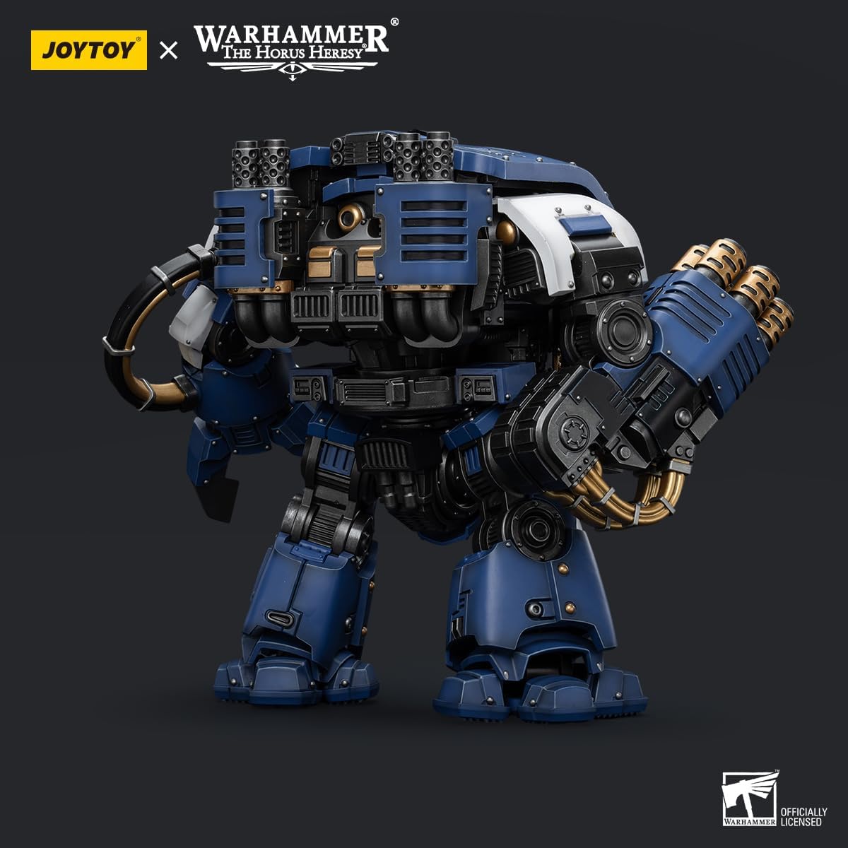 Warhammer 40k: Ultramarines Leviathan Dreadnought with Cyclonic Melta Lance and Siege Claw 1:18 Scale JoyToy Horus Heresy Action Figure
