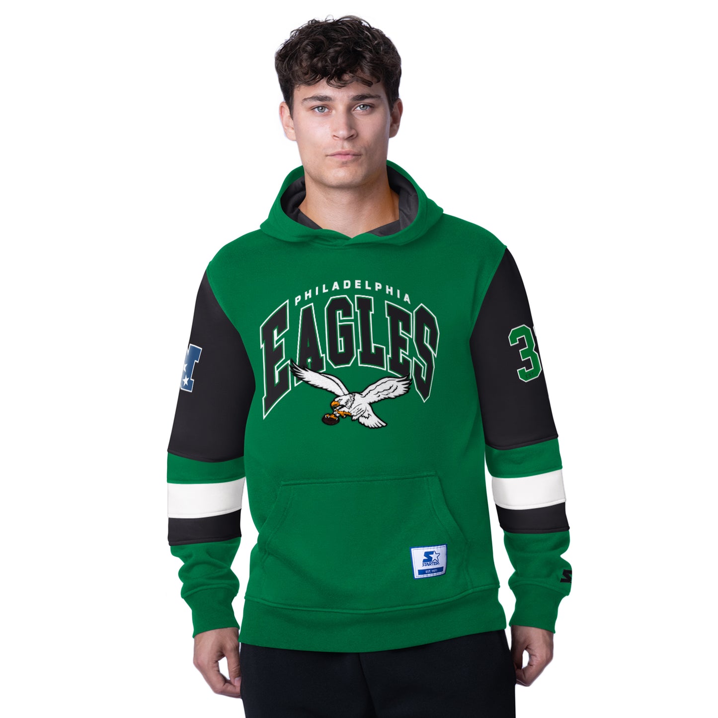 Philadelphia Eagles Starter Men's Throwback End Zone Sweatshirt