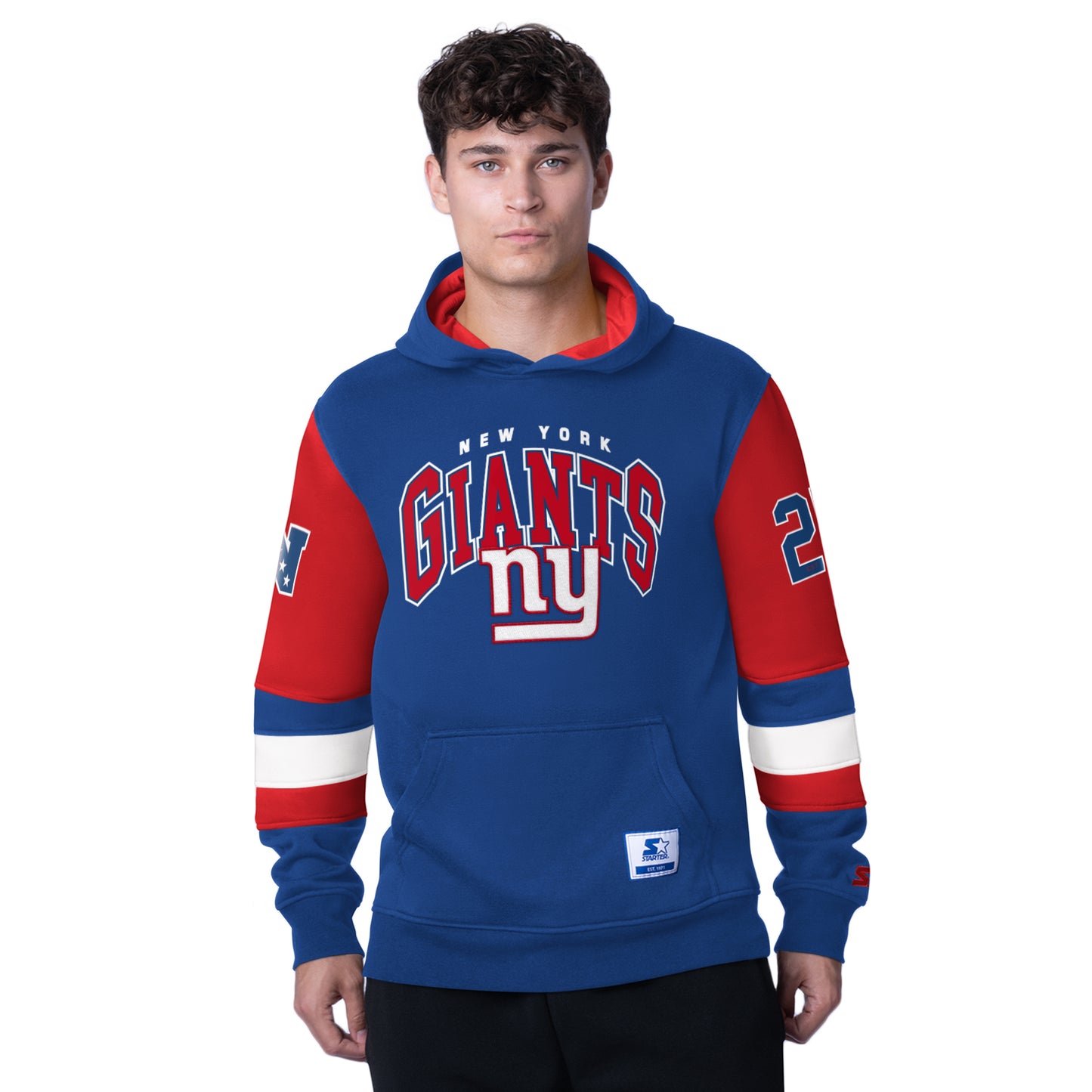 New York Giants Starter Men's End Zone Sweatshirt