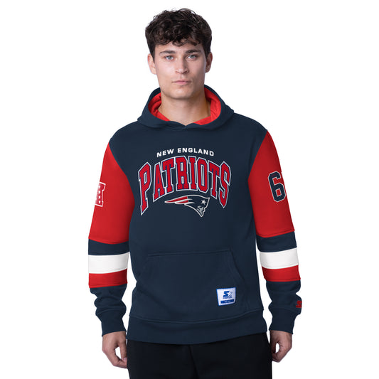 New England Patriots Starter Men's End Zone Sweatshirt