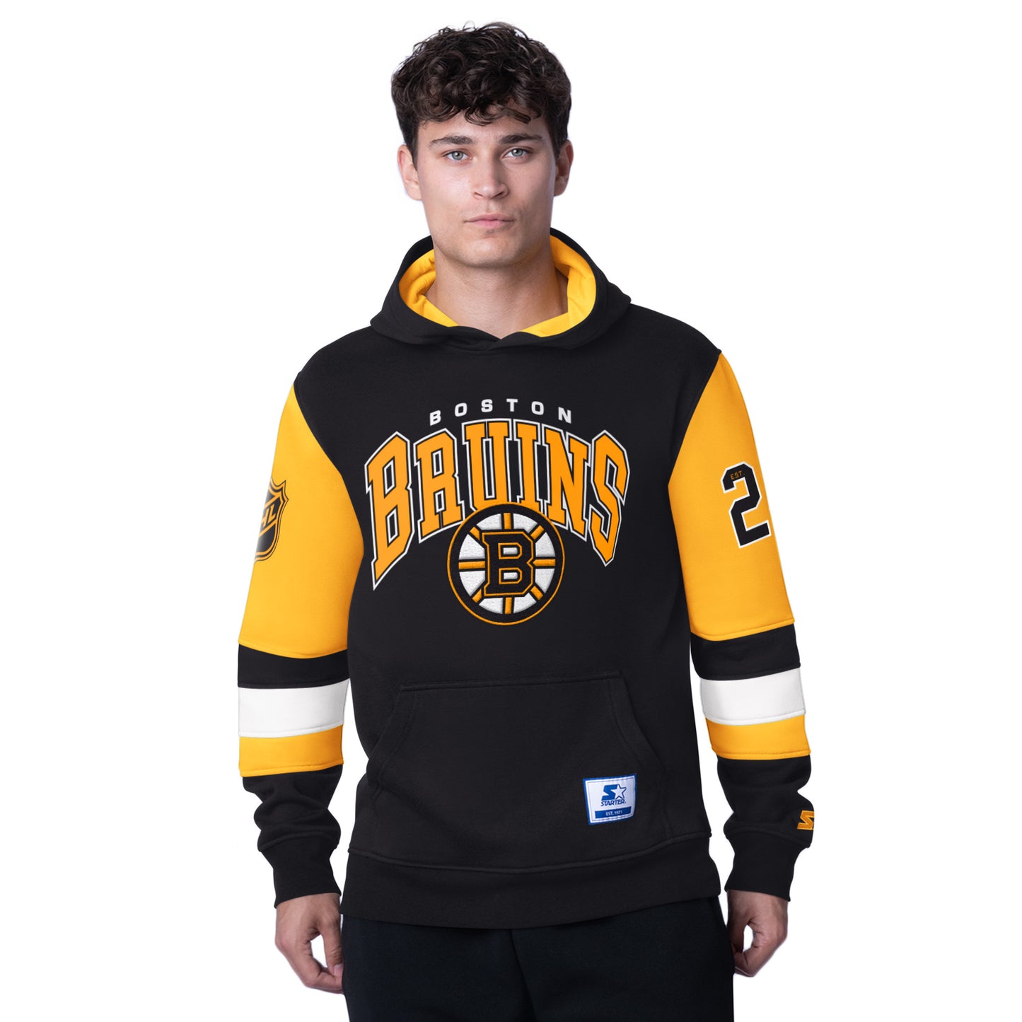 Boston Bruins Starter Men's End Zone Sweatshirt