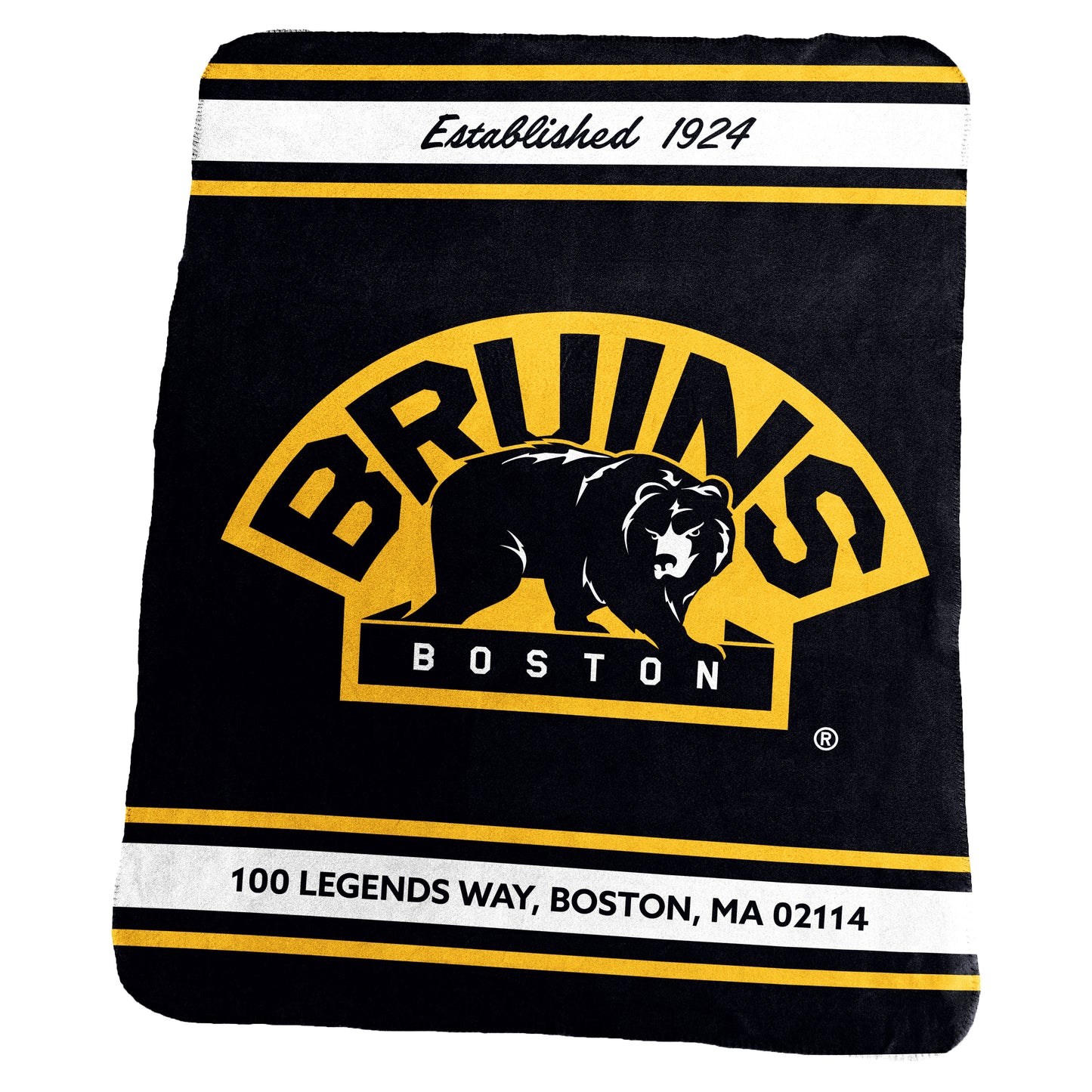 Boston Bruins 50" x 60" Stadium Classic Fleece Throw Blanket