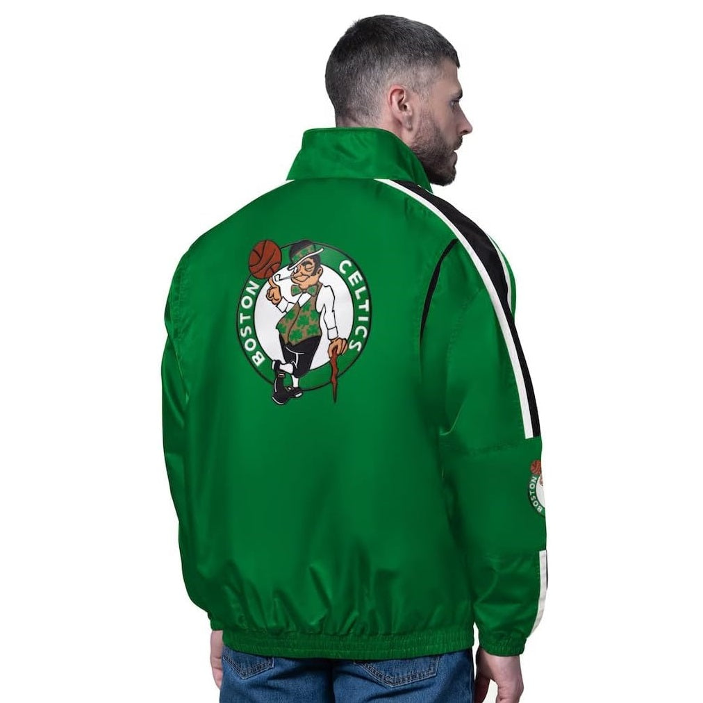 Boston Celtics STARTER Men's Full Zip Freestyle Lightweight Jacket