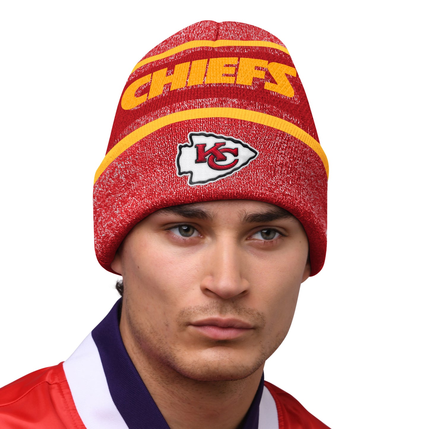Kansas City Chiefs Starter Blizzard Cuffed Knit Hat