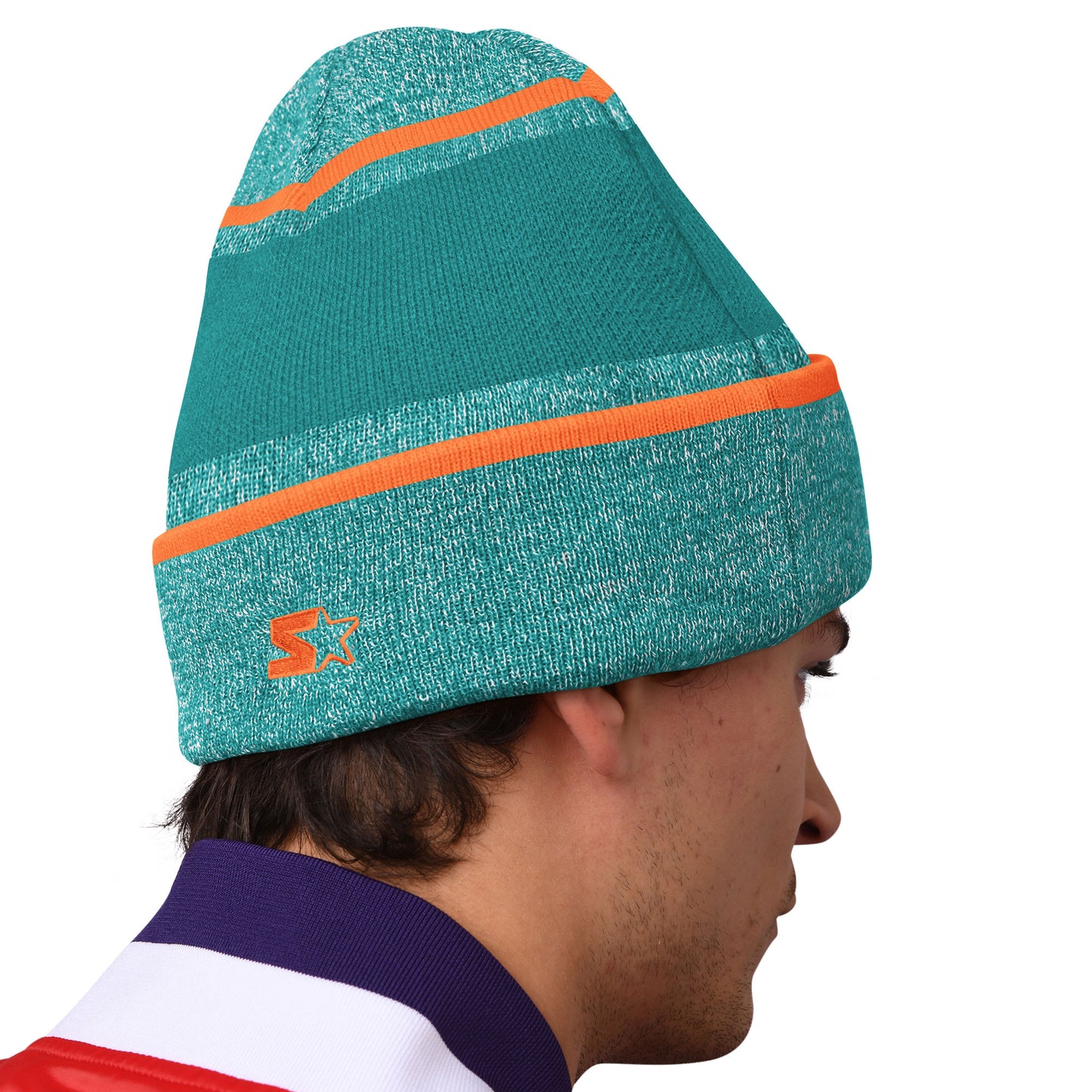 Miami Dolphins Starter Blizzard Cuffed Knit Hat
