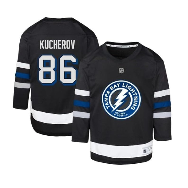 Nikita Kucherov Youth Jersey #86 Tampa Bay Lightning Replica Player Jersey - Youth Boys (8-20)