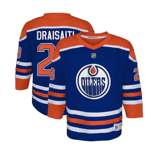 Leon Draisaitl Youth Jersey #29 Edmonton Oilers Replica Player Jersey - Youth Boys (8-20)