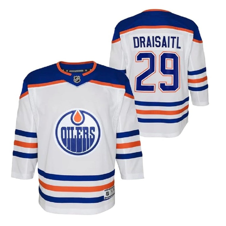 Leon Draisaitl Youth Jersey #29 Edmonton Oilers Replica Player Jersey - Youth Boys (8-20)