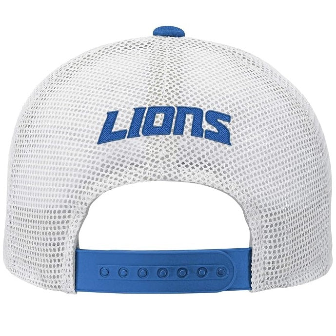 Detroit Lions Youth Core Lockup Adjustable Meshback Hat