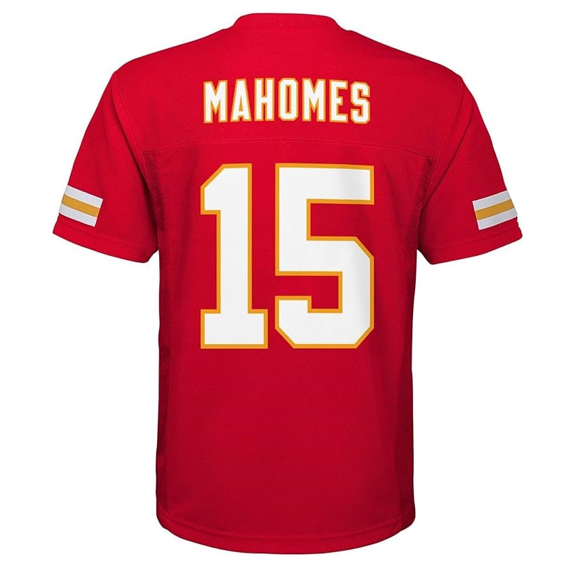 Patrick Mahomes Youth Jersey #15 Kansas City Chiefs Replica Player Jersey - Youth Boys (8-20)