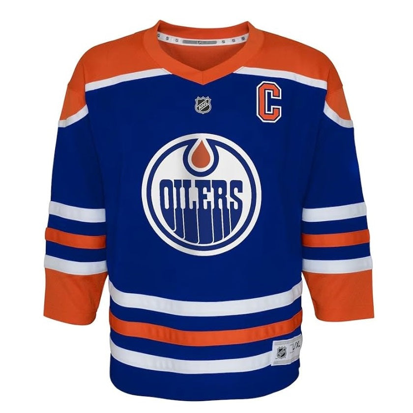 Connor McDavid Youth Jersey #97 Edmonton Oilers Replica Player Jersey - Youth Boys (8-20)