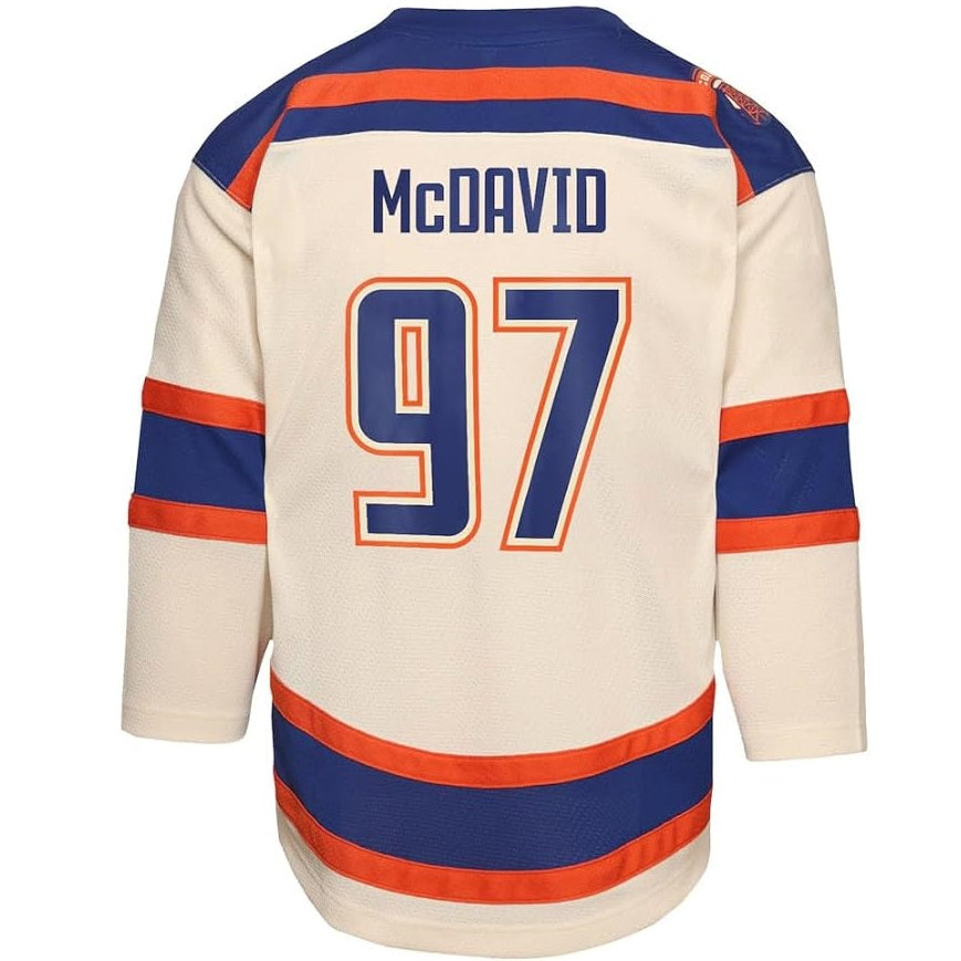 Connor McDavid Youth Jersey #97 Edmonton Oilers Replica Player Jersey - Youth Boys (8-20)