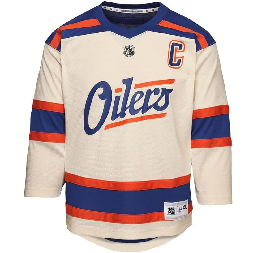 Connor McDavid Youth Jersey #97 Edmonton Oilers Replica Player Jersey - Youth Boys (8-20)