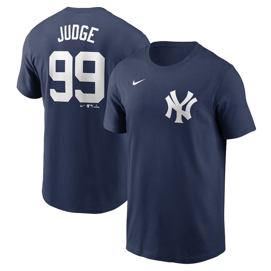 Aaron Judge Youth T-Shirt #99 New York Yankees Nike Fuse Name Number Player T-Shirt - Youth Boys (8-20)
