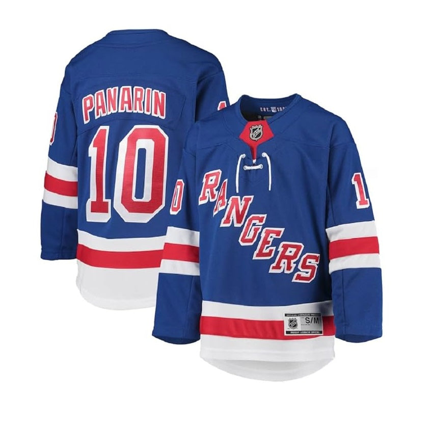 Artemi Panarin Youth Jersey #10 New York Rangers Premier Player Jersey - Youth Boys (8-20)