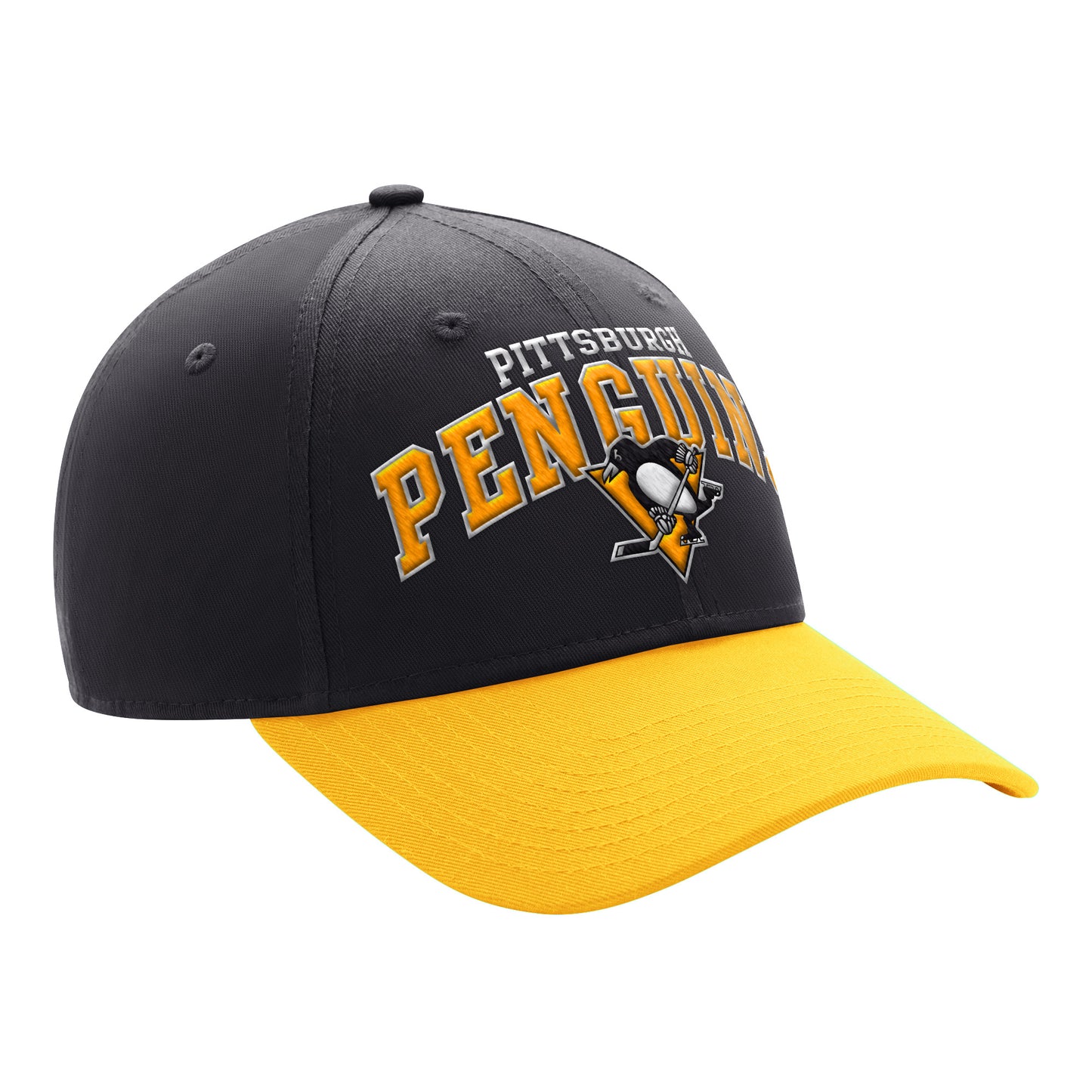 Pittsburgh Penguins Men's Starter Crowd Pleaser Curved Snapback Hat