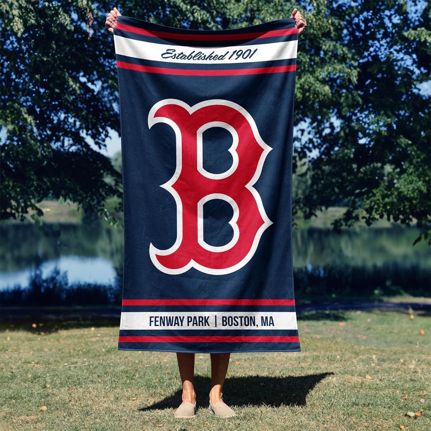 Manta clásica de vellón de los Boston Red Sox de 50" x 60"
