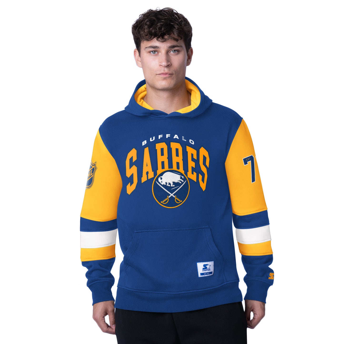 Buffalo Sabres Starter Men's End Zone Sweatshirt