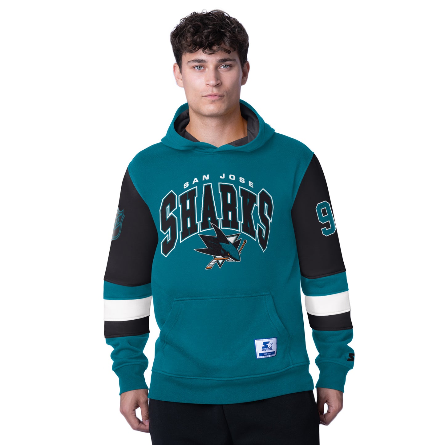 San Jose Sharks Starter Men's End Zone Sweatshirt