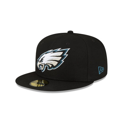 Philadelphia Eagles New Era Super Bowl LIX Champions Side Patch 59FIFTY Fitted Hat - Black