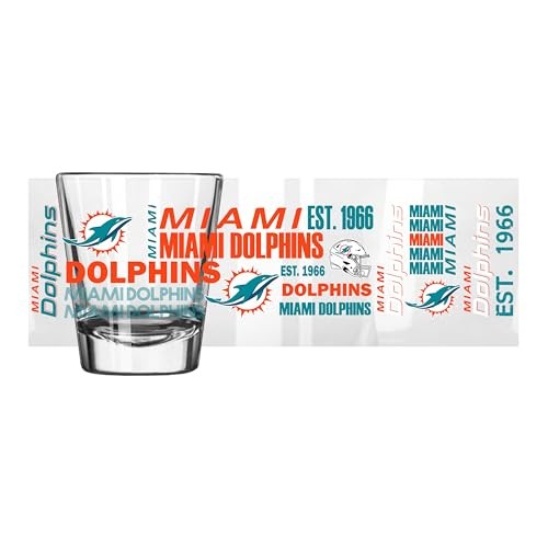Miami Dolphins 2oz. Spirit Shot Glass