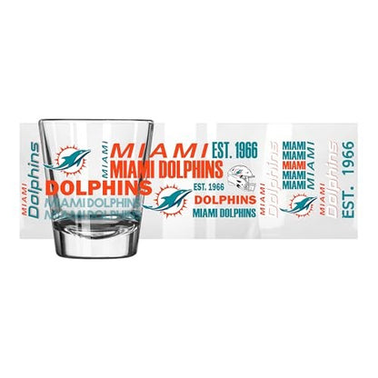 Miami Dolphins 2oz. Spirit Shot Glass