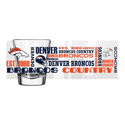Denver Broncos 2oz Spirit Shot Glass