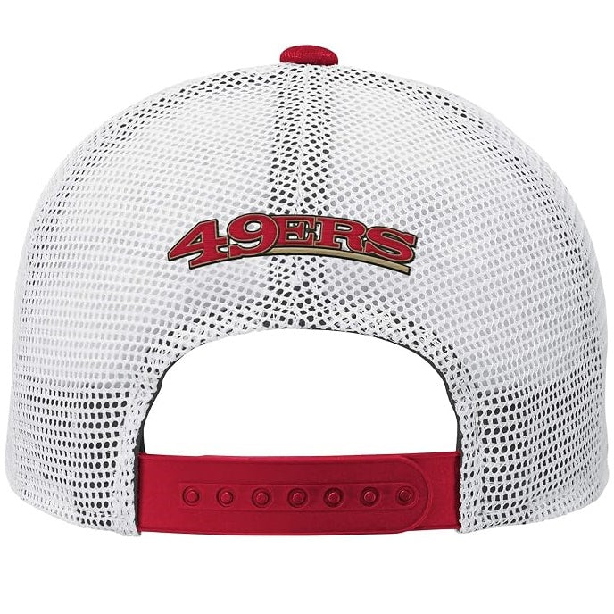 San Francisco 49ers Youth Core Lockup Adjustable Meshback Hat