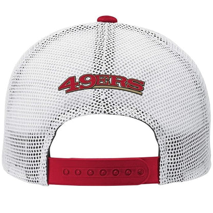 San Francisco 49ers Youth Core Lockup Adjustable Meshback Hat