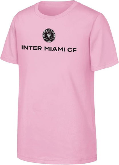 Lionel Messi Youth #10 Inter Miami Outerstuff 2024 Name & Number Player T-Shirt - Youth Boys (8-20)