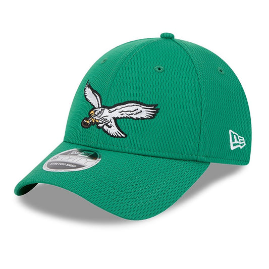 Philadelphia Eagles New Era Throwback Authentic 9FORTY Stretch Adjustable Snapback Hat