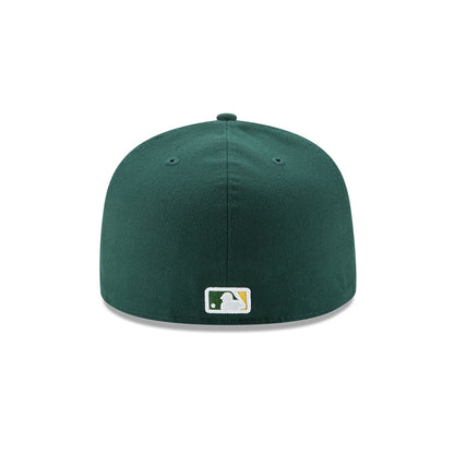 Oakland Athletics A's New Era Road Authentic On-Field 59FIFTY Fitted Hat