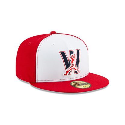 Washington Nationals New Era Alternate Authentic On-Field 59FIFTY Fitted Hat Red/White