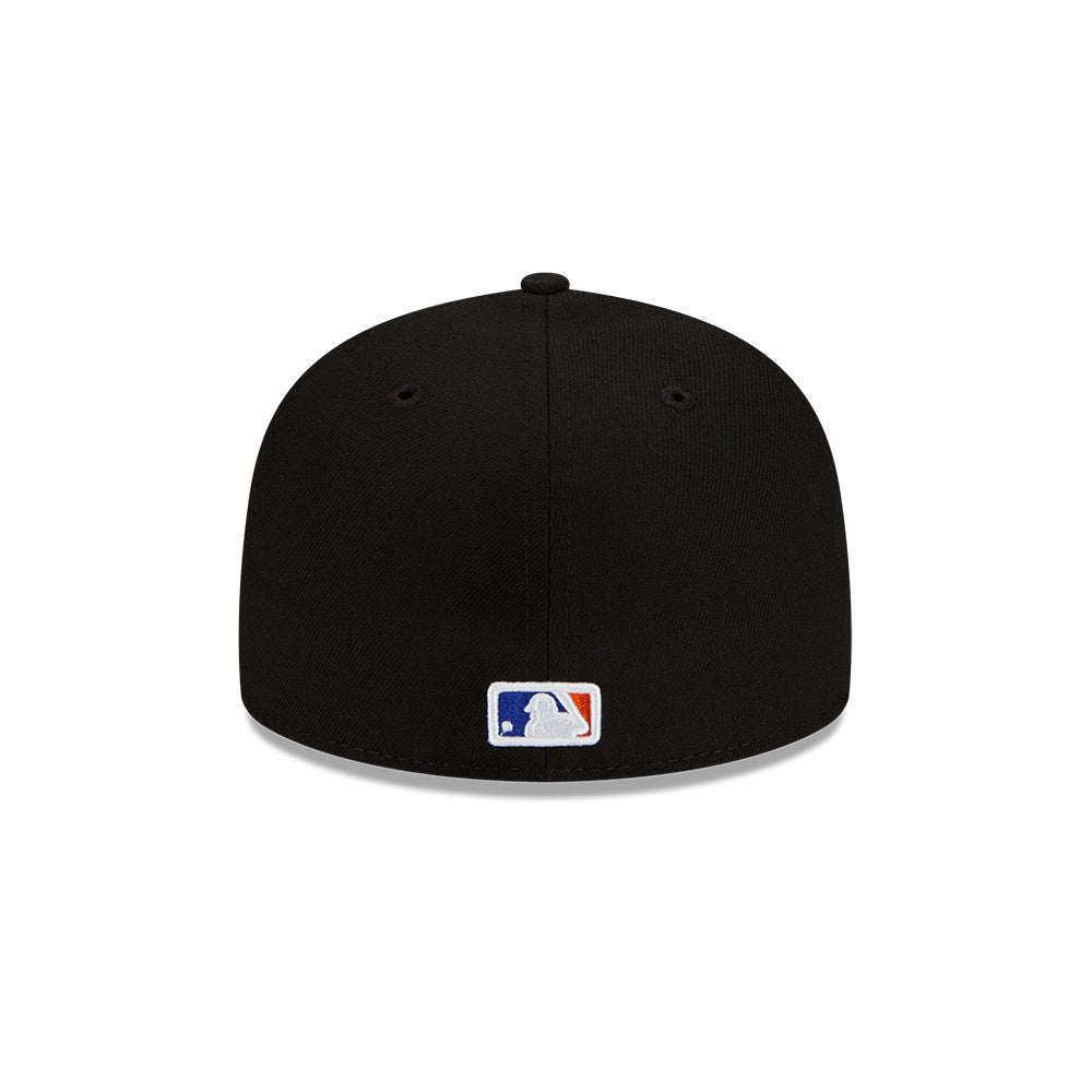 New York Mets New Era Alternate Authentic On-Field 59FIFTY Fitted Hat - Black