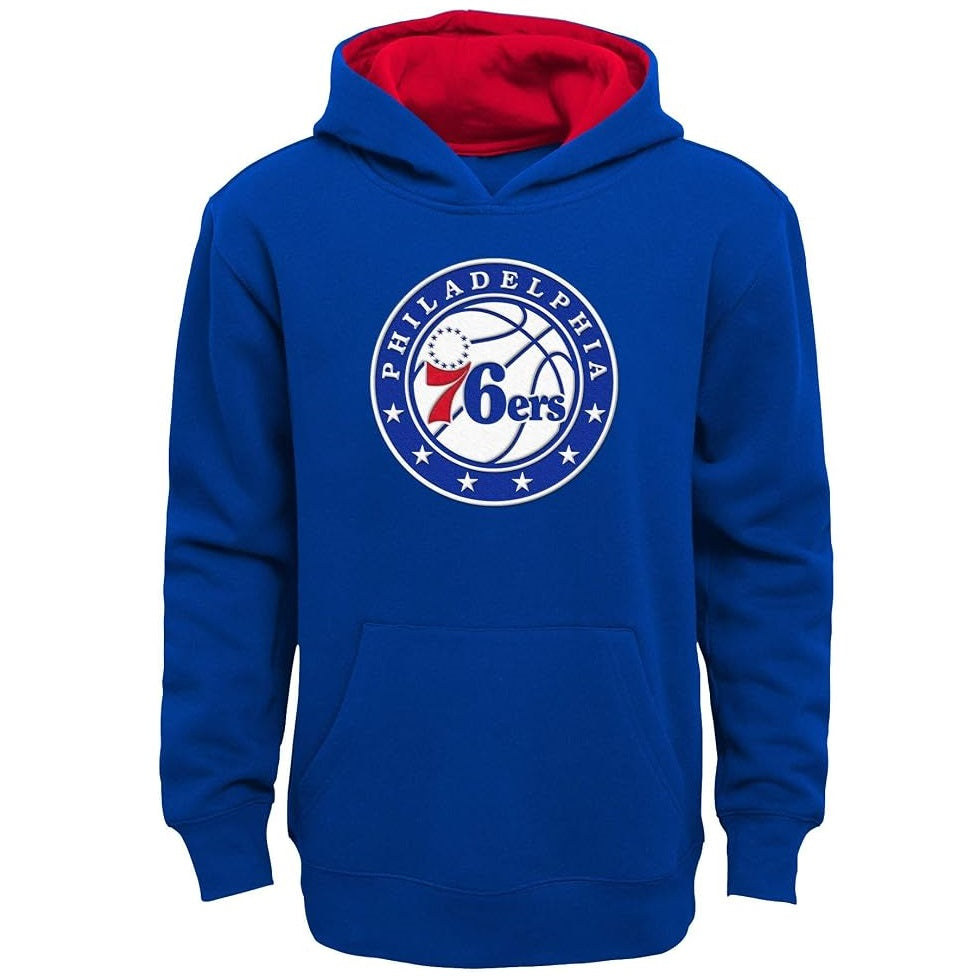 Philadelphia 76ers Youth Primary Logo Pullover Hoody Sweatshirt - Youth Boys (8-20)