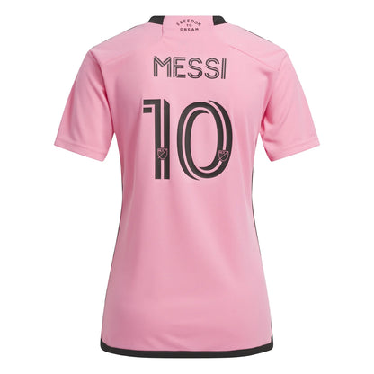 Lionel Messi Women's Jersey #10 Inter Miami Adidas 2024 Replica Player Jersey