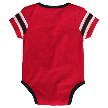 Chicago Blackhawks Hockey Jersey Creeper Romper Onesie - Newborn/Infant