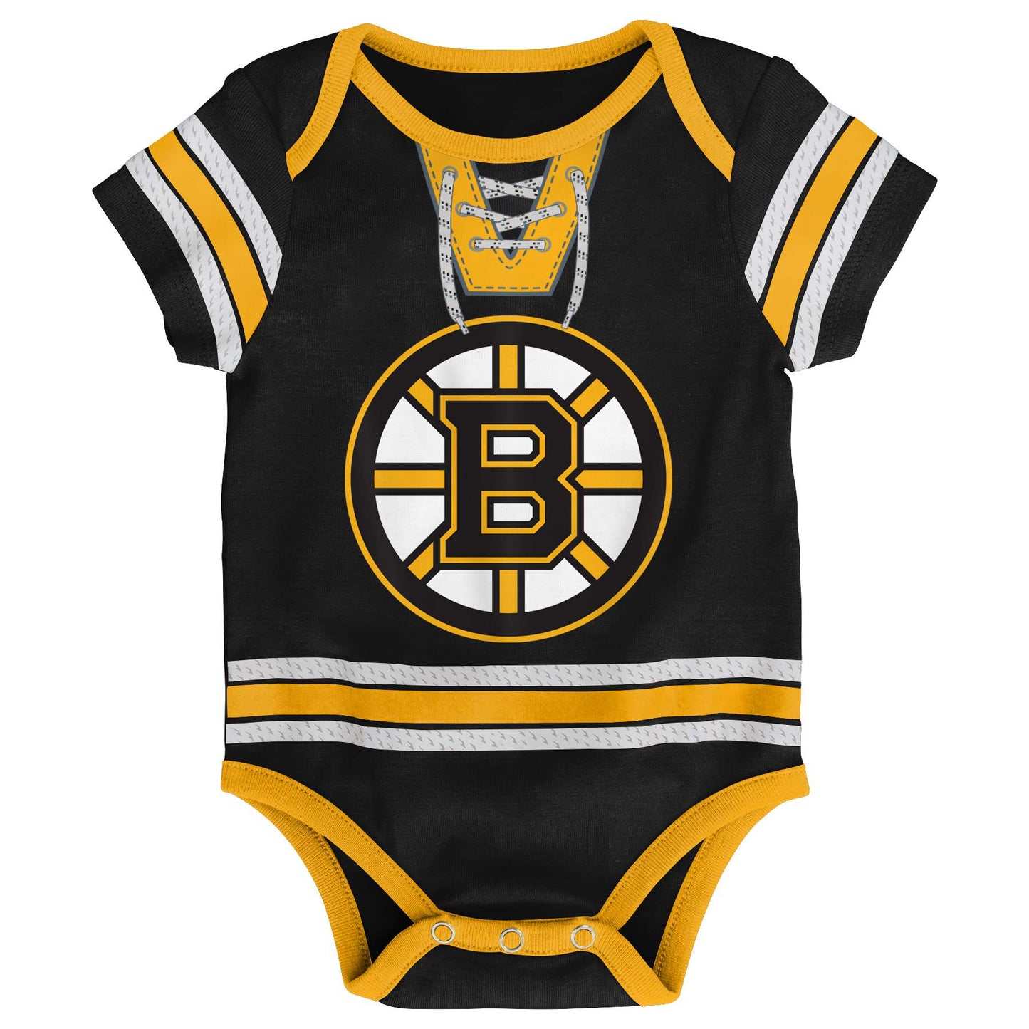 Boston Bruins Hockey Jersey Creeper Romper Onesie - Newborn/Infant