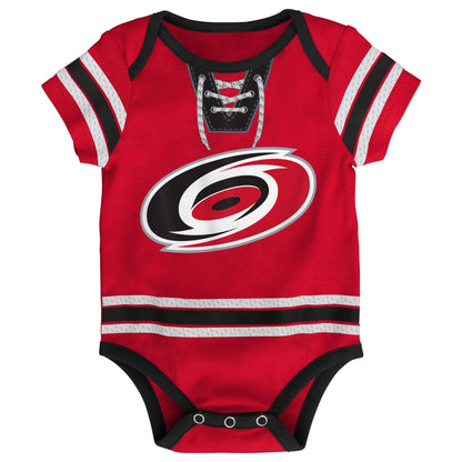 Carolina Hurricanes Hockey Jersey Creeper Romper Onesie - Newborn/Infant