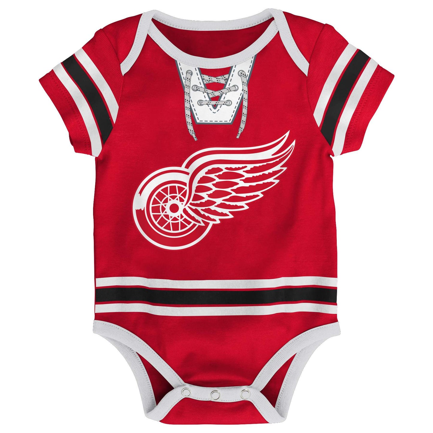 Detroit Red Wings Hockey Jersey Creeper Romper Onesie - Newborn/Infant