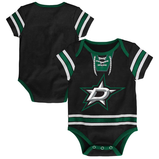 Dallas Stars Hockey Jersey Creeper Romper Onesie - Newborn/Infant