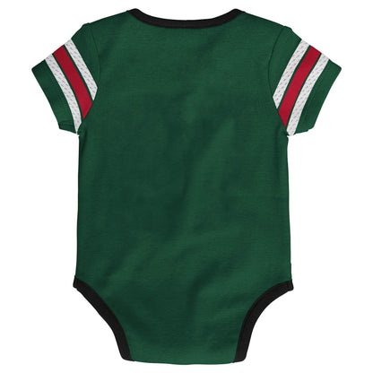 Minnesota Wild Hockey Jersey Creeper Romper Onesie - Newborn/Infant