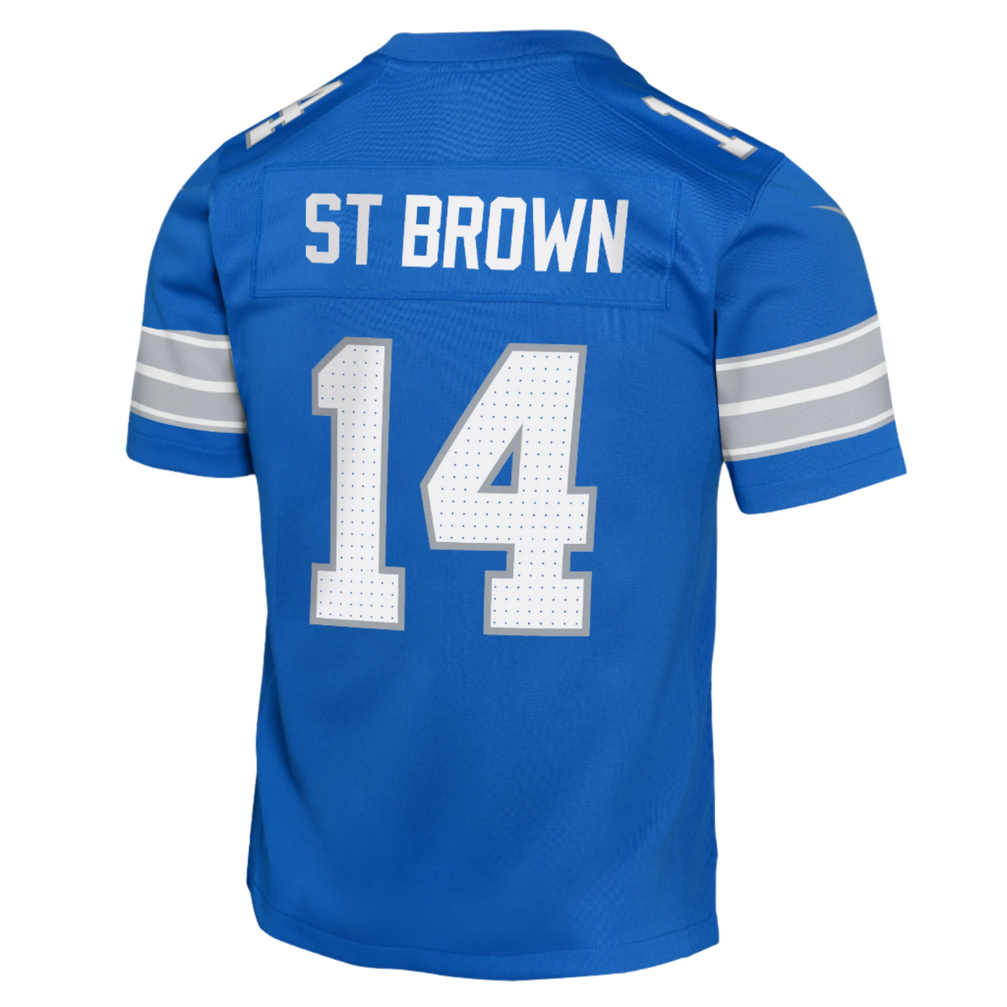 Nike Amon-Ra St. Brown Youth Jersey #14 Detroit Lions Game Day Replica Player Jersey - Youth Boys (8-20)