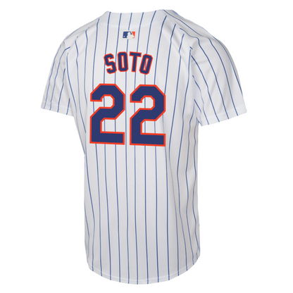 Nike Juan Soto Youth Jersey #22 New York Mets Replica Player Jersey - Youth Boys (8-20)